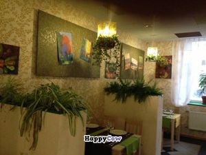 interior at Raw Gourmet in Riga