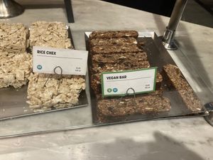 Vegan bar  at Gregorys Coffee - E 46th St in New York City