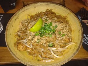 Tofu Pad Thai at Pitaya in Annecy
