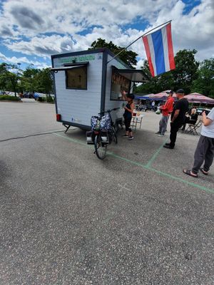 Stall in the market at Wirat Dolprasit in Salo
