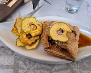 Strudel vegano at Pasticceria Dolci Note in Andalo