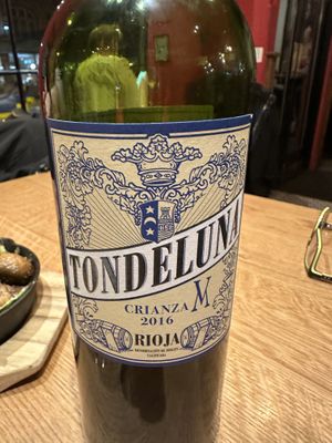 Vegan Spanish red winee  at So Salsa in Liverpool