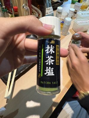 Matcha salt🤯  at Gyoza Bar Keisuke -  けいすけ in Tokyo