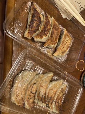 Mushroom-ginger, our absolute favorite!  at Gyoza Bar Keisuke -  けいすけ in Tokyo