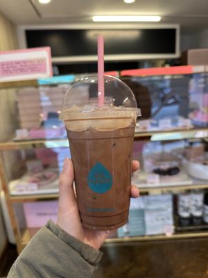 Vegan Belgian iced chocolate   at Hidden Gem in Seoul