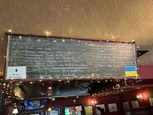 Menu  at John Kavanagh The Gravediggers in Dublin