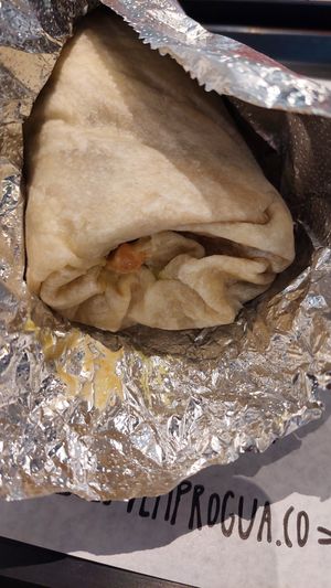 Burrito com recheio veggie at GUA.CO - Mackenzie in Sao Paulo