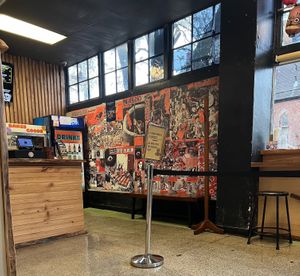 wall art at Renshoku Ramen in Louisville