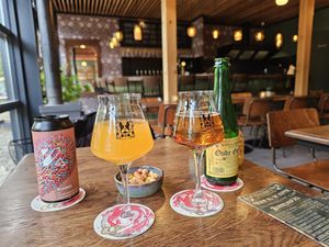 Prizm Plasmid bier en Oude Geuzenbier at Fredgie's  in Dwingeloo