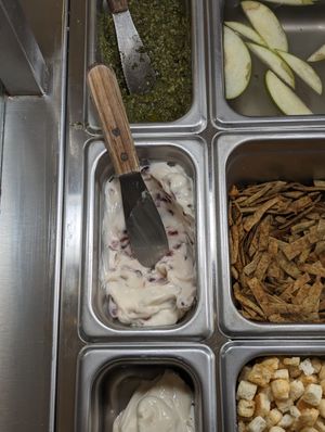 Vegan cranberry mayo at Cultures - Scarborough Town Centre in Toronto