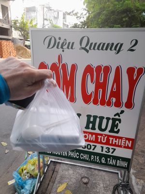 My take away packaging at Diêu Quang 2  in Ho Chi Minh City