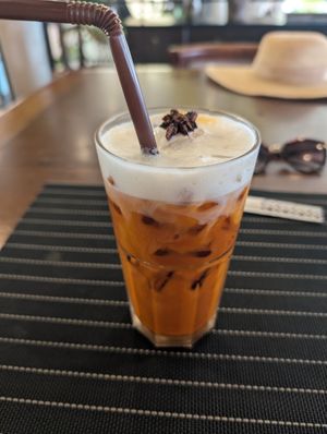 Iced soya Chai at Hern Coffee And Bistro in Phuket