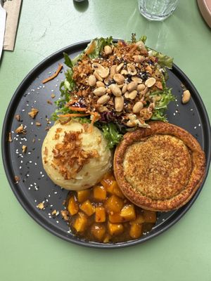 Indien lentil pie as menu   at Pie Me Cafe Südstadt in Bonn