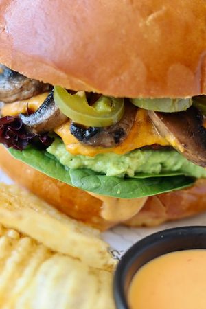 PLANT BASED BURGUER  at Olinda in Merida