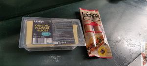 Vegan cheese and sausage at Le Kiosque Vert - Hot-Dogs in Paris