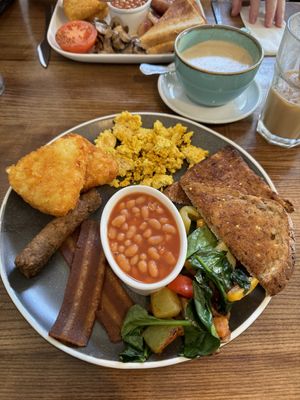 Vegan full english  at The Bake House in Runcorn