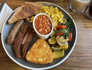 Vegan full english  at The Bake House in Runcorn