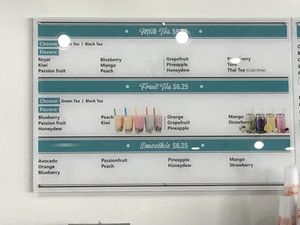 Menu  at Bento Bowls in Valparaiso