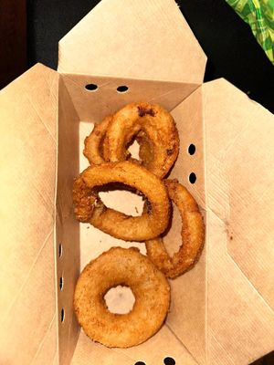 Onion rings #Veganuary at Dirty Vegan Burgers by Taster - Ghost Kitchen in Mons