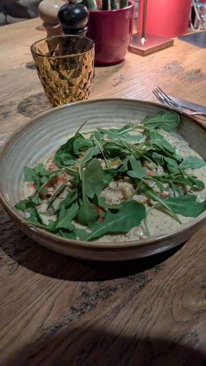 Vegan ravioli at LAMUSO in Turnhout