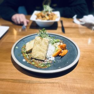 Crispy Tofu Steak  at Benaras in Edmonton
