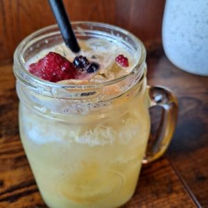 Refreshing mocktail: "La Siesta" (sans the tequila!) 😉 at Benaras in Edmonton