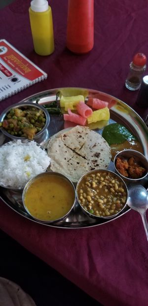 Mini thali at Govinda's in Kampala