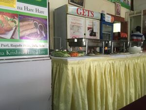 Lunch buffet at Govinda's in Kampala