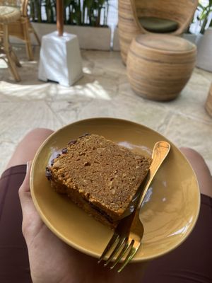 carrot cake  at Pregnant Coconut Caffe in Jimbaran