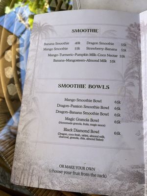 Menu July  at Pregnant Coconut Caffe in Jimbaran