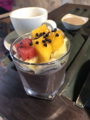 Dark chocolate chia pudding   at SisterFields in Tam Coc
