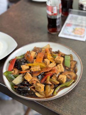 Tofu with mushrooms and vegetables - Little Hanoi, Brașov  at The Little Hanoi in Brasov