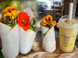 Tacos 沙律菜墨西哥卷 (Photo by Beau Sam Sze) at Veggie Mami - 素食媽咪 in New Territories