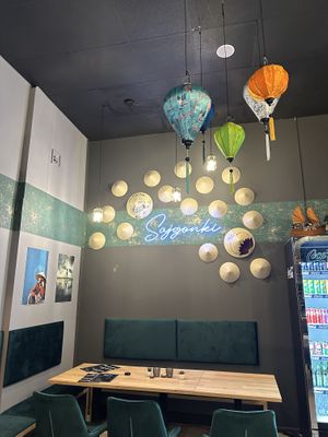 Asian decoration  at Sajgonki in Poznan