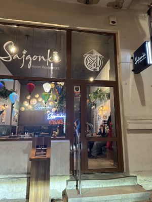 Outdoor logo  at Sajgonki in Poznan