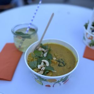 Thailändisches Curry mit Süßkartoffeln 🍠 - vom Foodtruck 🙂  at SPACEPORT by Die Gute Laune in Reutlingen