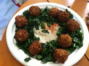 falafel snack at Falafelito - Coyoacan in Mexico City