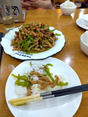 Our meal at Summer Radish Vegetarian Restaurant in Yinchuan