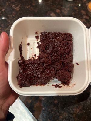 Brownie dessert  at Brave The Flames in Tannersville