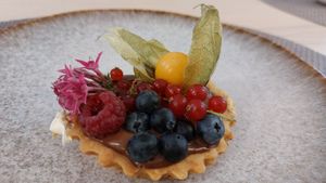 Chocolate tart at Odete Bakery - Cedofeita in Porto