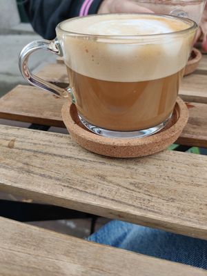 Latte at Odete Bakery - Cedofeita in Porto
