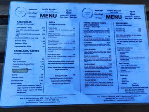 Menu at Odete Bakery - Cedofeita in Porto
