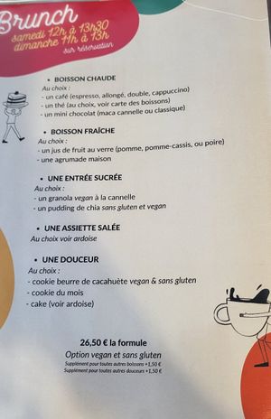 Brunch version vegan. at Le Rancard in Lyon