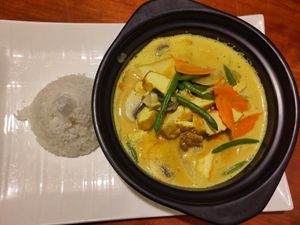 Tofu in Peanut butter sauce at Pho Anh Mai in Prague