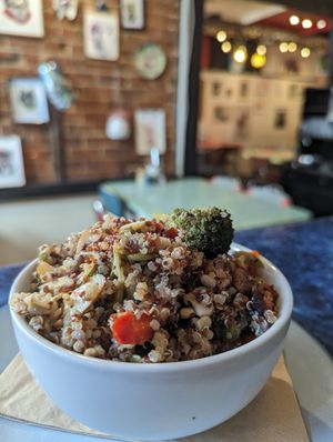Superfood salad at Modaks Espresso in Dunedin