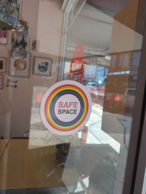 Safe space at Modaks Espresso in Dunedin