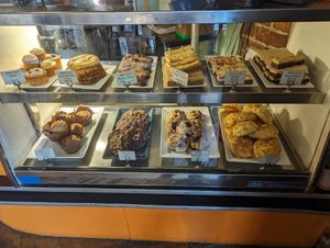 Most of these are vegan at Modaks Espresso in Dunedin