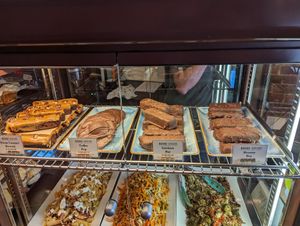 Everything on top row is vegan at Modaks Espresso in Dunedin