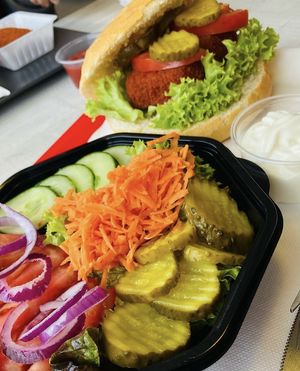 Groentenslaatje  at Frituur Lovato's in Genk