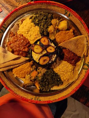 Vegane Platte für 2 at Die Maske Afrikas in Heidelberg